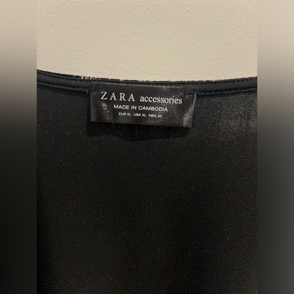 Zara Sparkly Velvet Bodysuit - Picture 10 of 10